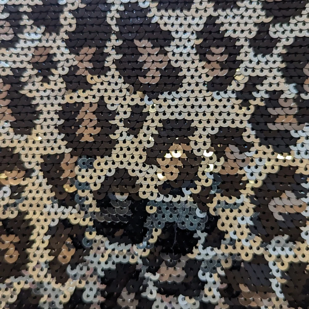 Michael Kors sequin crop top cheetah print - Picture 4 of 6